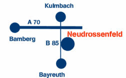 In wenigen Minuten ber die B85 erreichbar aus Bayreuth und Kulmbach